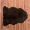 Tmavá ovčia kožušina (Kópia) - Single 100x60cm