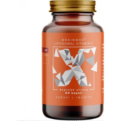 BrainMax Liposomal Vitamín C UPGRADE, Lipozomálny Vitamín C, 500 mg, 60 rastlinných kapsúl