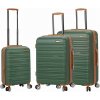 Cestovné kufre set 3ks MADISSON S, M, L 213 L zelená