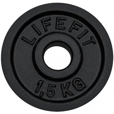 Kotúč LIFEFIT 1,5kg, kovový, pre 30mm tyč