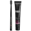 Curaprox Black is White bieliaca pasta s aktívnym uhlím a hydroxylapatitom 90 ml + 5460 Ultra Soft zubná kefka darčeková sada