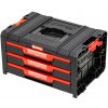 QBRICK SYSTEM PRO 2.0 Kufor na náradie s 3 zásuvkami Expert