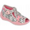 Befado detské papuče na zapínanie, viacfarebné, veľkosť 20