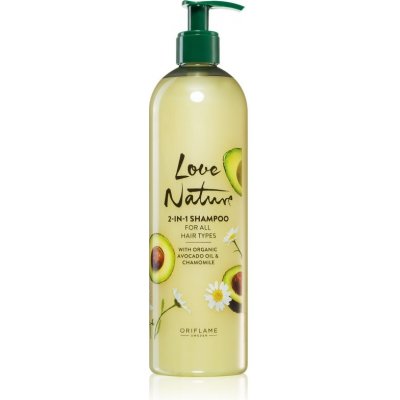 Oriflame Love Nature Organic Avocado Oil & Chamomile šampón 2 v 1 500 ml