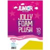 JUNIOR Jolly Foam Plush, dekoračná pena A4 2,3mm plyšová žltá (10ks)