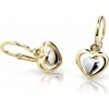Cutie Kids Jewellery Detské náušničky Cutie 1604 z kombinovaného žlto-bieleho zlata +uzamknutie náušničiek zdarma