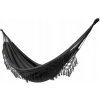 TRENDIE Závesná hojdacia sieť pre 2 ľudí BOHO čierna