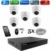 Amiko IP 5 kamerový set, 2Mpix, Dome (1200K5) (Amiko)