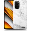 Picasee silikónový prehľadný obal pre Xiaomi Poco F3 - White marble