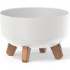PROSPERPLAST Kvetináč GRACIA LOW 23,5 cm biely