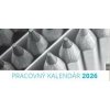 Pracovný kalendár 2026 - týždenný stolový kalendár, hodinové delenie - autor neuvedený