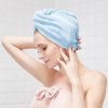 Rýchloschnúci turban na hlavu - modrý