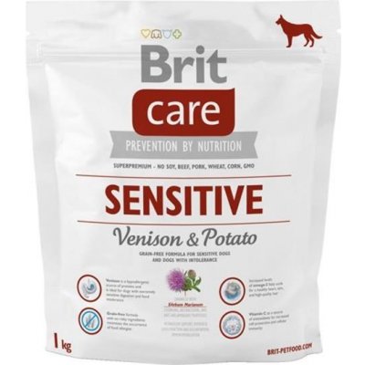 Brit Care Dog Sensitive: krmivo pre dospelé psy bez obilnín so zverinou a zemiakmi Hmotnosť balenia: 12 kg