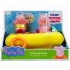 TOMY Peppa Pig plávajúci pontón s figúrkami do vane
