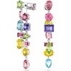 Swarovski Farebné asymetrické náušnice s krištáľmi Gema 5656417