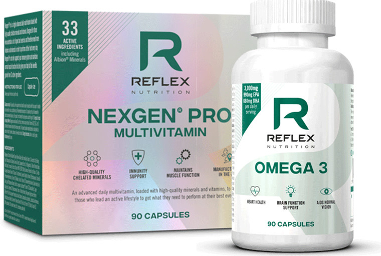 Reflex nutrition Nexgen PRO 90 kapsúl + Omega 3 90 kapsúl od 17,16 € -  Heureka.sk
