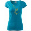 Volejbal zlatá - Dámske tričko Pure - L ( Svetlý tyrkys )