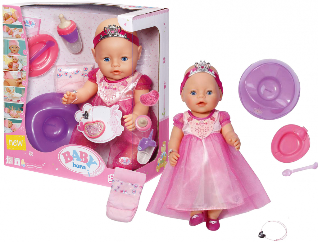 Zapf Creation Bábika Baby Born Interaktívna princezná 819180 od 47,3 € -  Heureka.sk