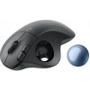 Logitech Ergo Series ERGO M575S - Kulový ovládač - ergonomický - optický - 5 tlačítka - bezdrátový - Bluetooth, 2.4 GHz - USB přijímač Logitech Logi Bolt - grafit