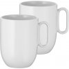 WMF Šálka na kávu BARISTA 380 ml, sada 2 ks, biela, porcelán