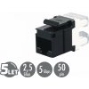 Zařezávací keystone Solarix CAT5E UTP RJ45 SXKJ-5E-UTP-BK