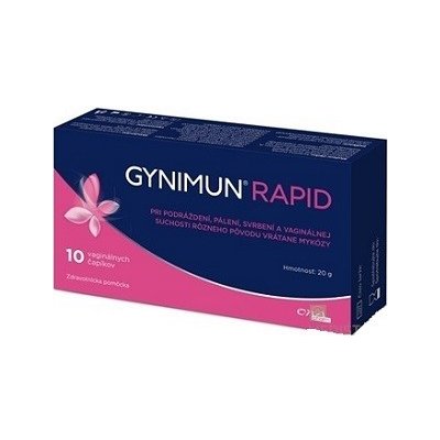 Gynimun Rapid vaginálne čapíky 10 ks