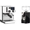 Rancilio Silvia BC PID, white + Eureka Mignon Silenzio, CR black