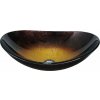 MEXEN - Sonia sklenené umývadlo 54, zlatá tmavá 24145451