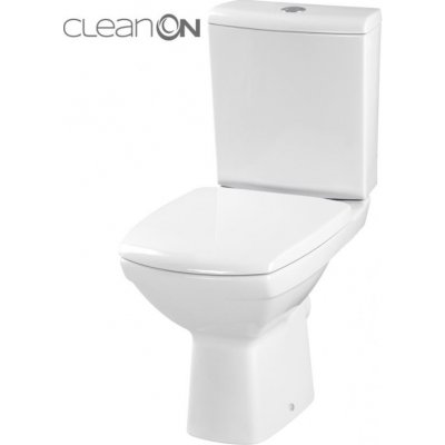 CERSANIT - WC KOMBI 482 CARINA NEW CLEAN ON 010 3 / 5l + sedadlo duraplastu soft close K31-044