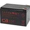 CSB Battery GP 12120 Standby USV GP12120F2 olovený akumulátor 12 V 12 Ah olovený so skleneným rúnom (š x v x h) 151 x 100 x 98 mm plochý konektor 6,35 mm ; GP12120F2
