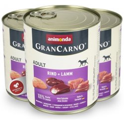 Animonda Gran Carno Adult hovädzie & jahňacie 0,8 kg