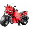CaDA 9209 Technic R/C Motocykel Stavebnice, 484 dielov, červená