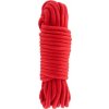 Bondage lano Hidden Desire 10 m červené, povraz pre bondage z polypropylénu