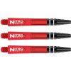 Násadky na šípky Red Dragon Nitrotech plastové červené, dlhé