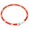 KARLIE USB Visio Light svietiaci obojok pre psov červený 20-70 cm