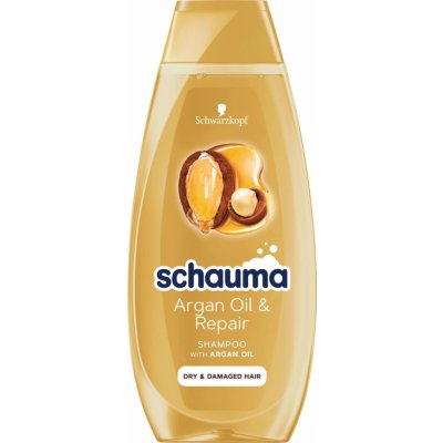 Schauma Argan Oil & Repair šampón pre jemné vlasy 400 ml