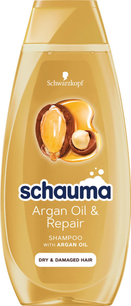 Schauma Argan Oil & Repair šampón pre jemné vlasy 400 ml