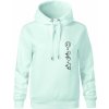 Hory bicykel úsmev - Oversized mikina dámská Moon - kratšia + širšia - 2XL ( Frost )
