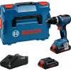 Bosch Akumulátorový príklepový vŕtací skrutkovač GSB 18V-65, L-Boxx, 2x aku 4 Ah ProCORE 06019N3306