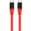 Tactical KP31176 Fat Man USB-C/USB-C, 1m, červený