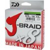 DAIWA Pletená šnúra J-Braid X8 Chartreuse 150 mm 0,10 mm