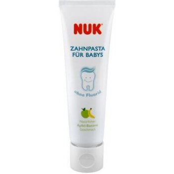 Nuk zubná pasta Apfel-Banane 40 ml + náprstok