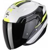 Helma na motorku SCORPION EXO-230 HIPE bielo/čierno/fluo žltá Veľkosť: XS