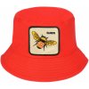 Versoli obojstranný klobúk Včela červený