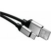 Emos SM7025BL USB-C, 1m, černý