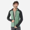 QUECHUA Pánska turistická fleecová mikina mh500 Hood 3XL