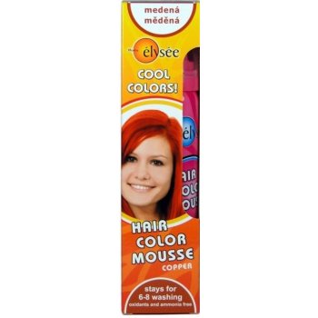 Wats Elysée Color Mousse farebné penové tužidlo farba medená 47 75 ml