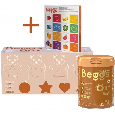 Beggs 4 batoľacie mlieko 2,4 kg (3x800 g), box+ pexeso