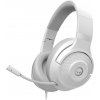 Herný headset Lorgar Noah 101, 3.5mm Jack, skladací dizajn, biely
