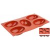 CONTACTO Silikónová forma na pečenie HALF EI, formičky s rozmermi 100x70 mm | CONTACTO, 6646/100
